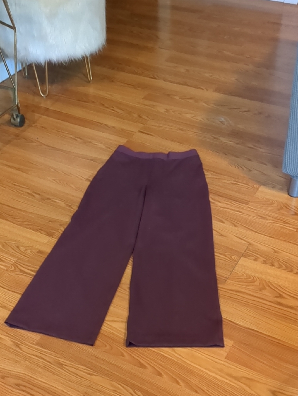 SPANX supersmooth PerfectFit Ponte Wide Leg Pant - Burgundy